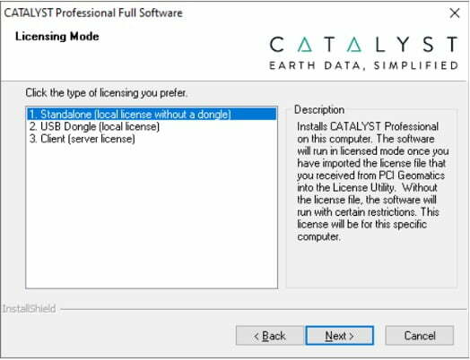 Catalyst Professional - Dongle Olmadan Çalışma İçin Kurulum