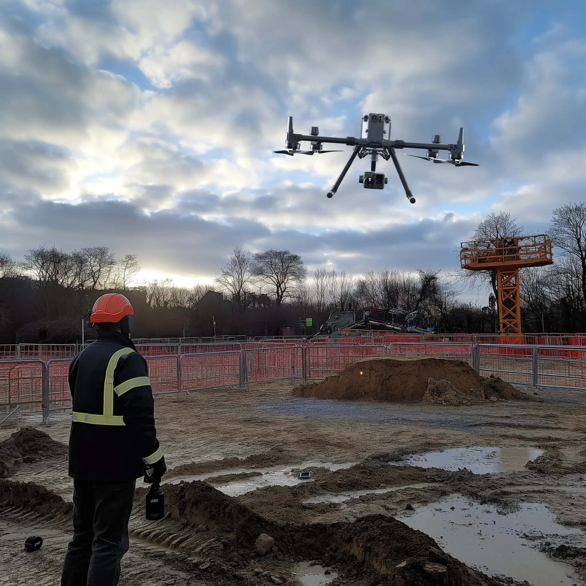 inşaat sektörü drone kullanımı