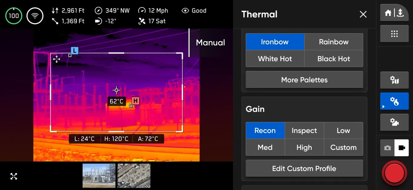 Skydio X10D — Quickly access critical data points.