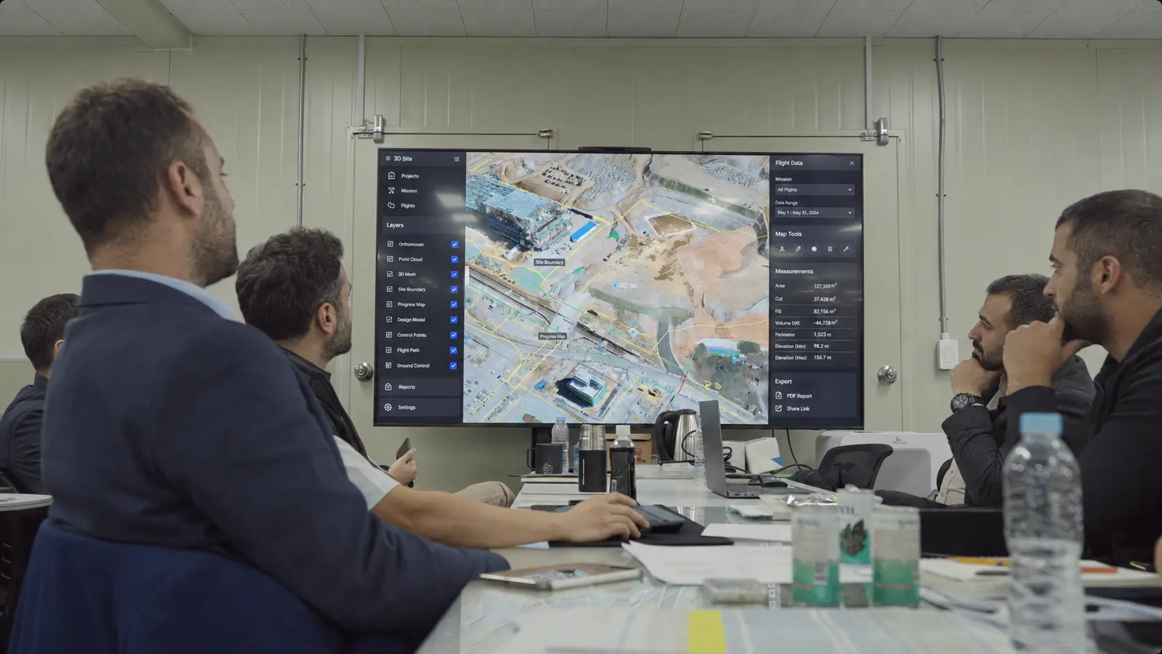 eyerod proje ekibinin drone verilerini değerlendirmesi